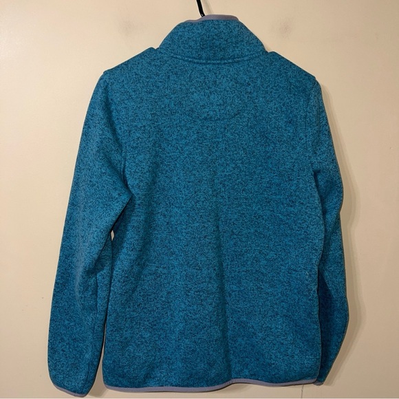 L.L. Bean Teal Half-Snap Pullover Sweater Women's Small - Picture 4 of 4